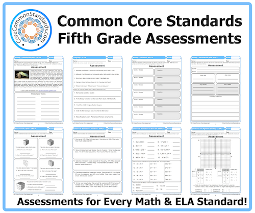 Fifth Grade Common Core Assessments